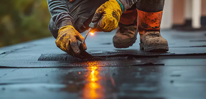 EPDM Roof Repair Tape Application in Beloit