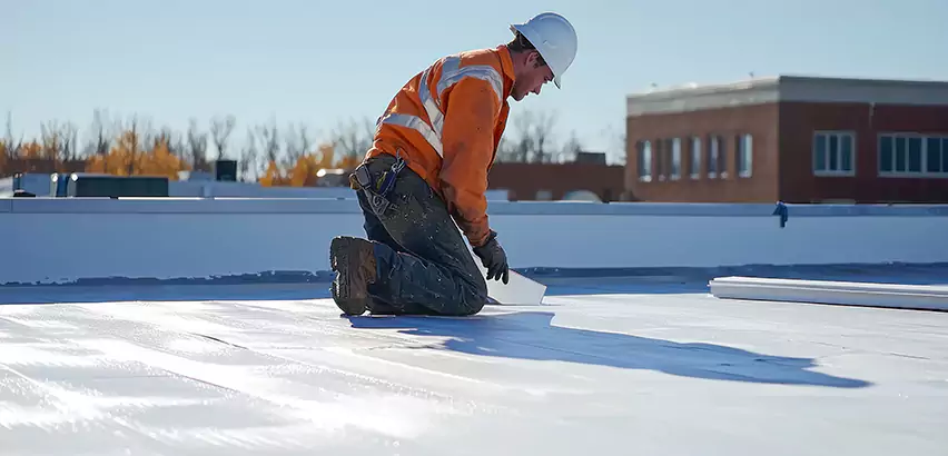 Flat Roof Drain Installation in Beloit
