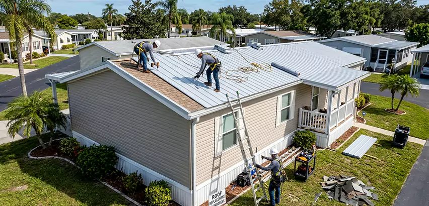 Mobile Home Metal Roof Replacement in Beloit
