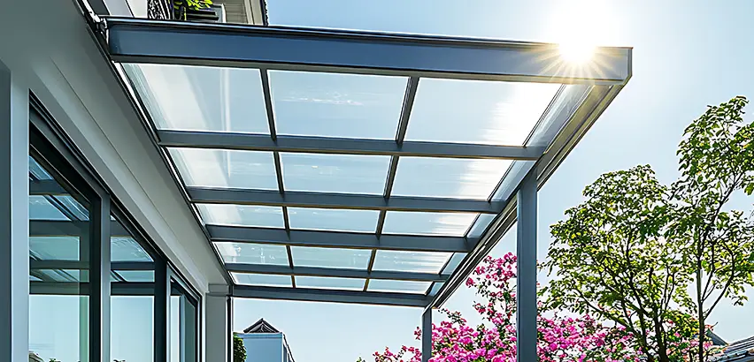 Glass Patio Roof Installation in Beloit