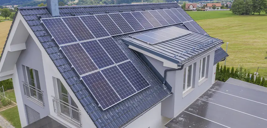Residential Solar Roof Installation in Beloit