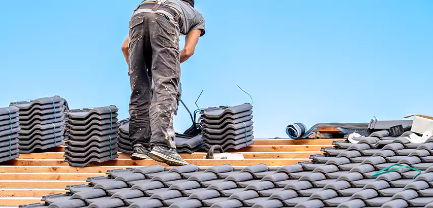 Replacing Tile Roof Underlayment in Beloit
