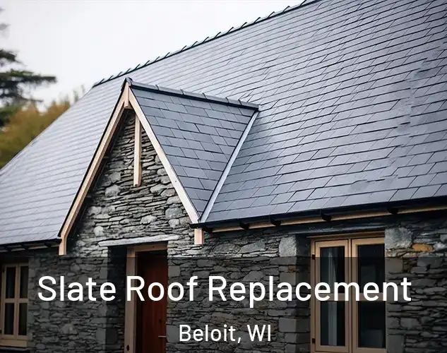  Slate Roof Replacement Beloit, WI