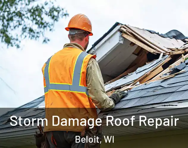  Storm Damage Roof Repair Beloit, WI